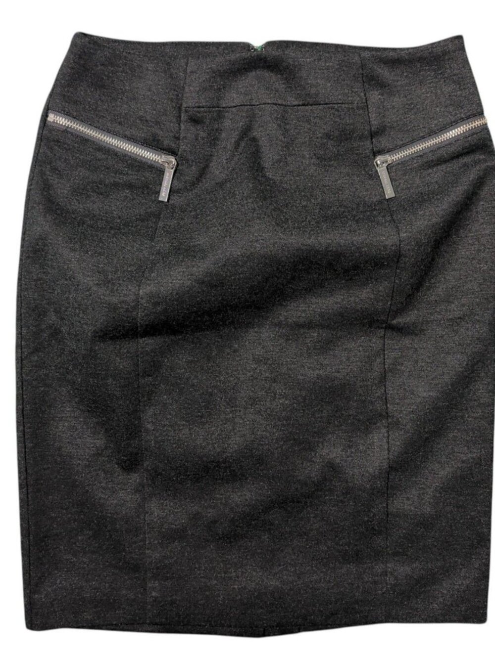 MICHAEL Michael Kors Womens Size 6 Charcoal Gray Pencil Skirt Zip Lined